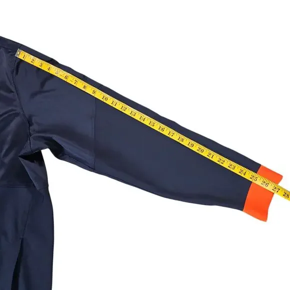 Under Armour Auburn University Jacket Men Large Blue Orange Full Zip Lightweight - Picture 13 of 14